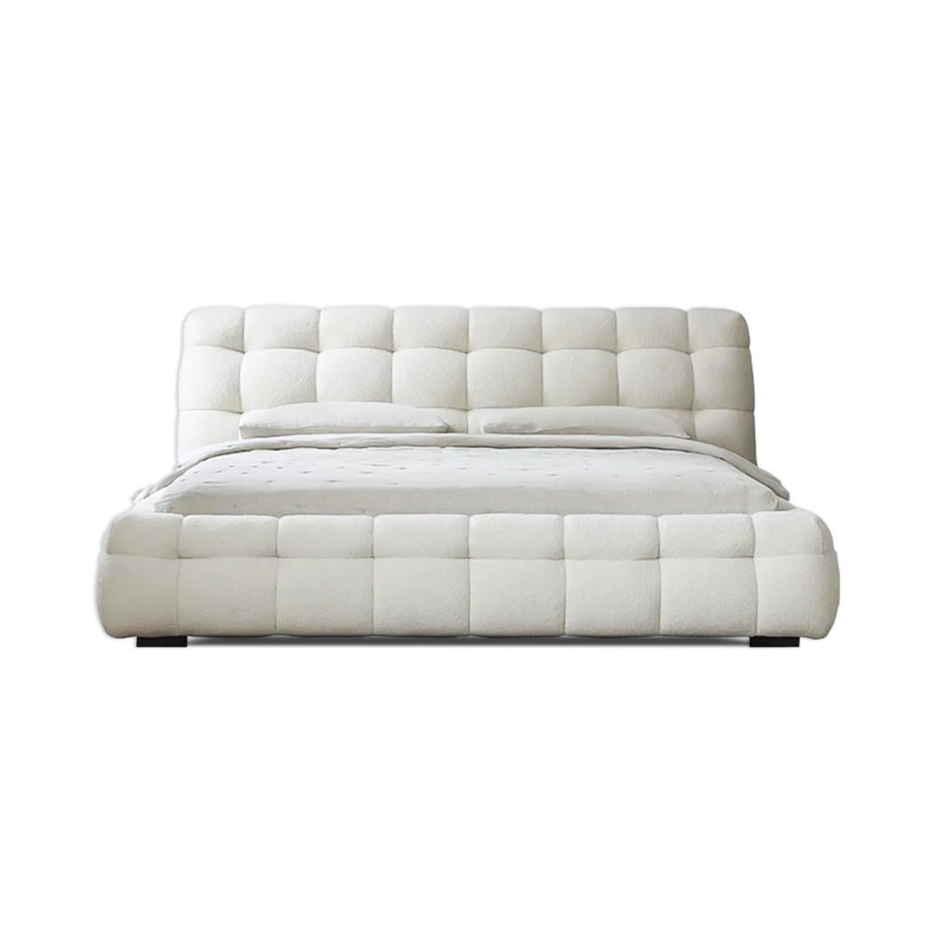 Pillow Cube Tufted Bed - beds | bed front design