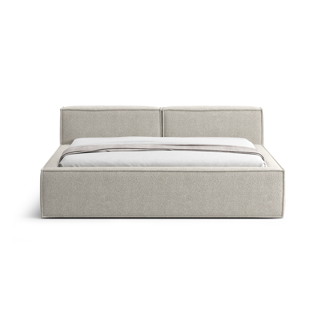 Premium Upholstered Bed - beds | front view