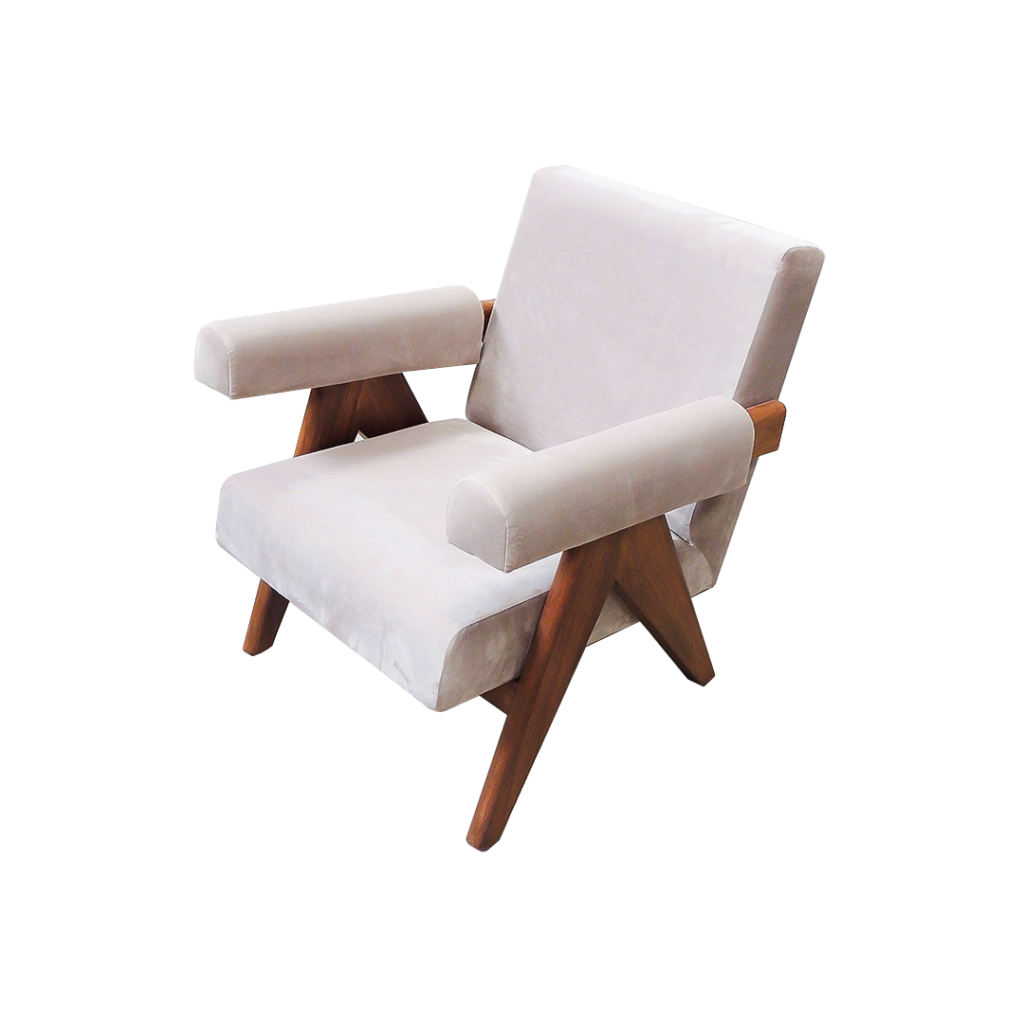Zenora Iconic Lounge Chair – Mid-Century Modern Accent Chair - Arm chair | top view