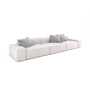 Modern Low Arm Bon Modular Sofa - L Shape Sofa | 3 seat front
