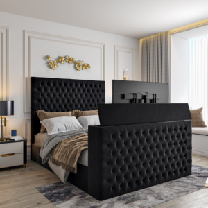 Prestige TV-Bed , tufted tv bed | black color