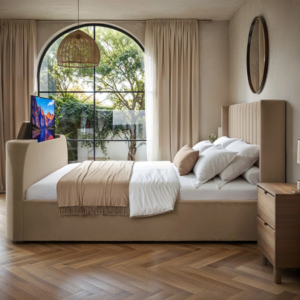 Elite TV-Bed , bedroom side view