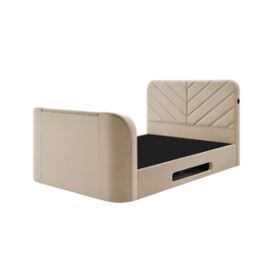 Gulf Luxe TV-Bed , beige color without tv