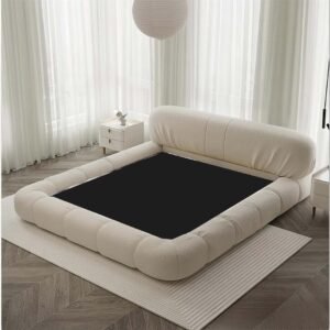 Aura Low-Profile Upholstered – Beds |top without mattress view