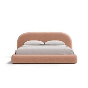 Bellora Upholstered Bed – Beds | peach color