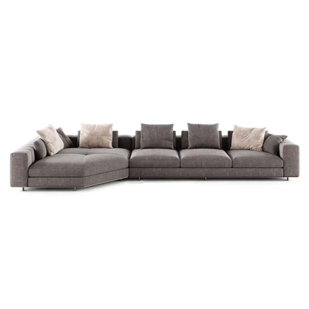 Elvio Modular Sofa _ L shape Sofa _ front side view