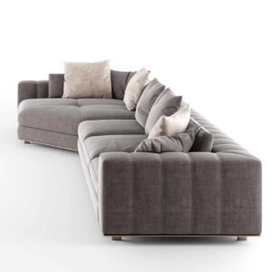 Elvio Modular Sofa _ L shape Sofa _ side view