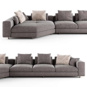 Elvio Modular Sofa _ L shape Sofa _ two side view