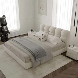 Nova Padded Upholstered Bed – Beds | bed top view