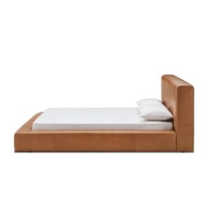 mason leather bed – Beds | side view
